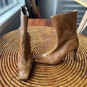 Steve Madden vintage Brown Leather Heeled Boots